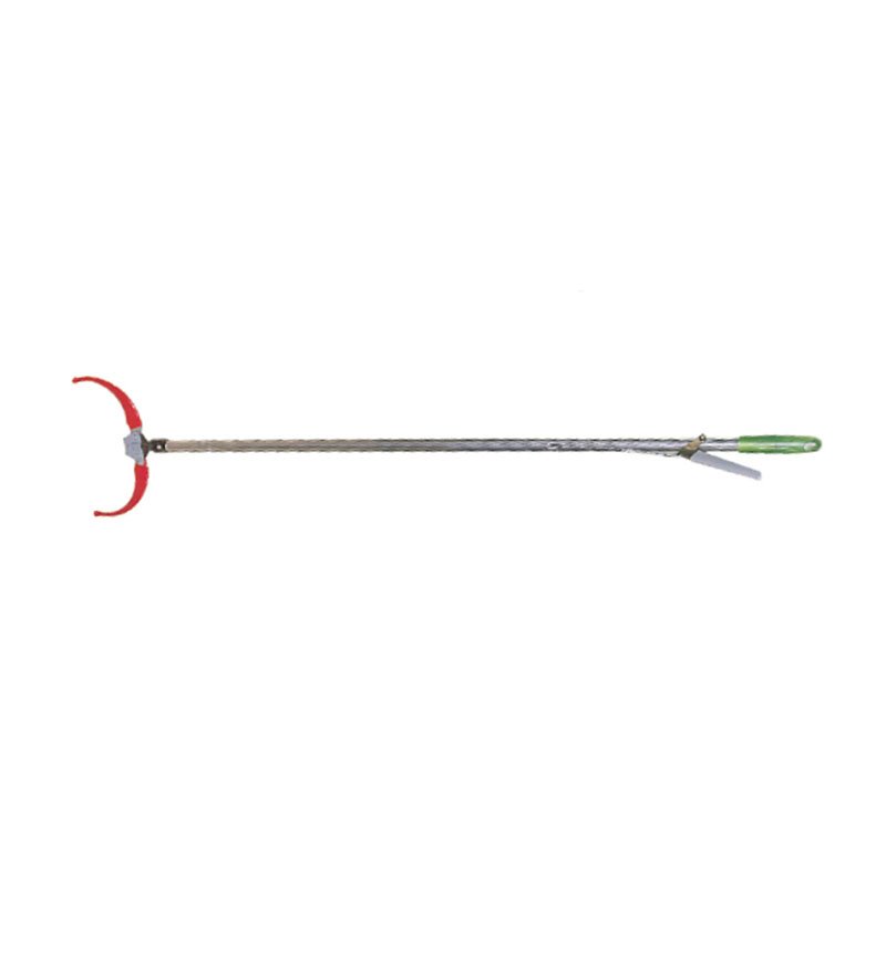 Reference aluminum alloy piglet catcher with rubber-covered catching head